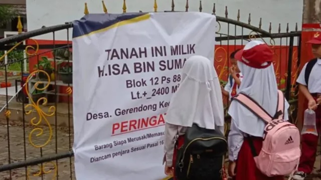 Segel SDN Gerendong 1 Pandeglang Dibuka, Ahli Waris Ajukan Syarat