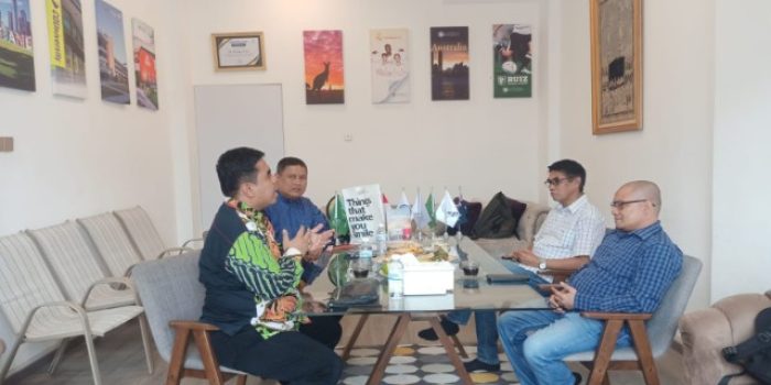 Pengurus DPP PJS diterima Ketua Dewan Kehormatan DPP PJS, Farid Aljawi di kantor Tursina Tour, Selasa (05/05/2026) di Jakarta